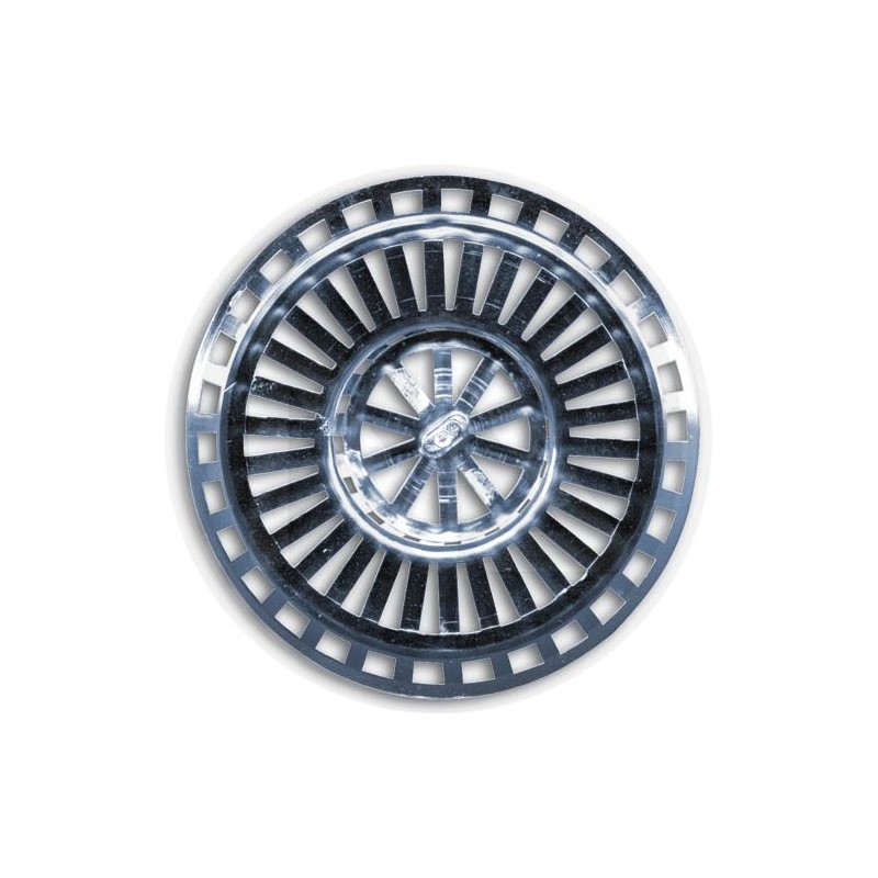 Cromed filter for kitchen sink