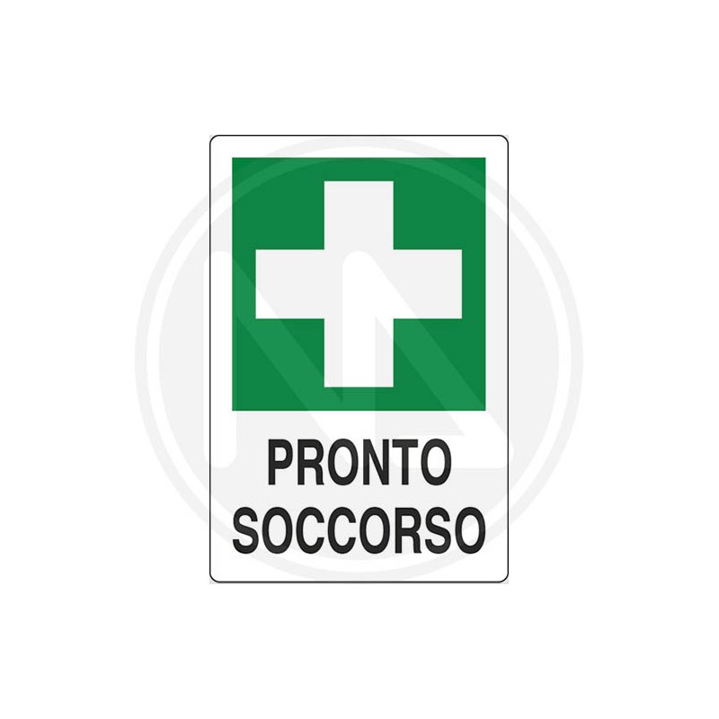 CARTELLo SEGNALETICo di sicurezza "PRONTO SOCCORSO"