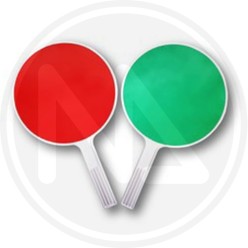 PALETTA in PVC PER TRANSITO ALTERNATO DA MOVIERI ROSSO/VERDE