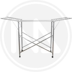 aluminium clothes horse with trestle "lady"