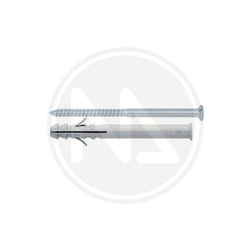nylon plug with flat head screw and collar nd