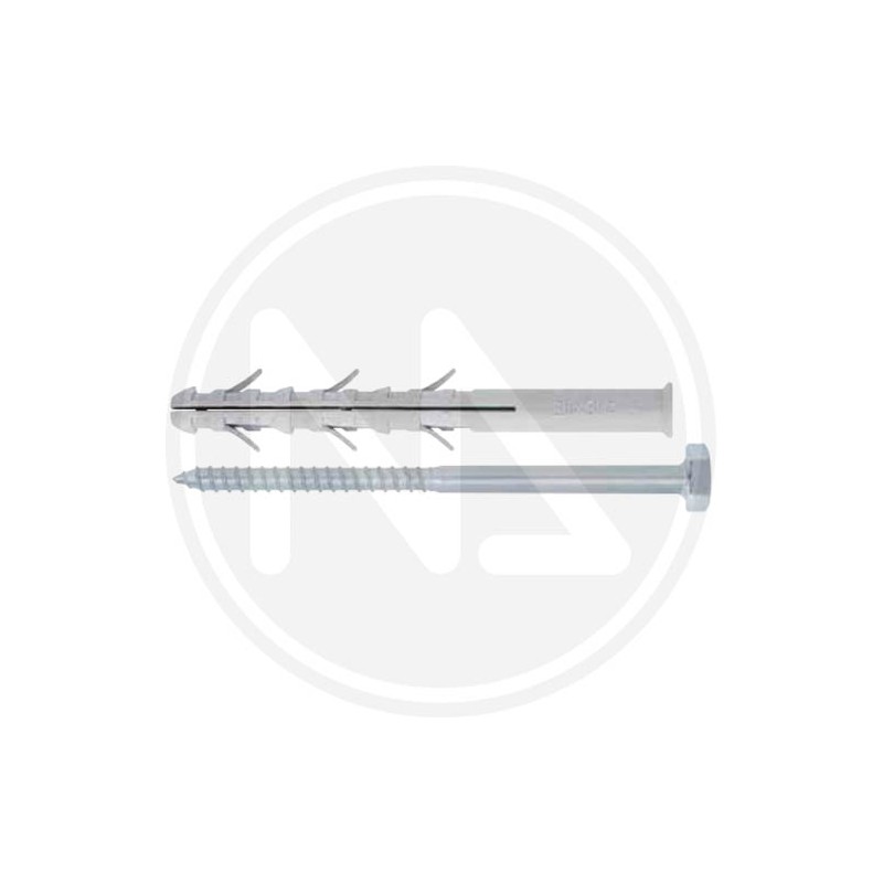 NYLON PLUG extended 3 wings with screw te nd