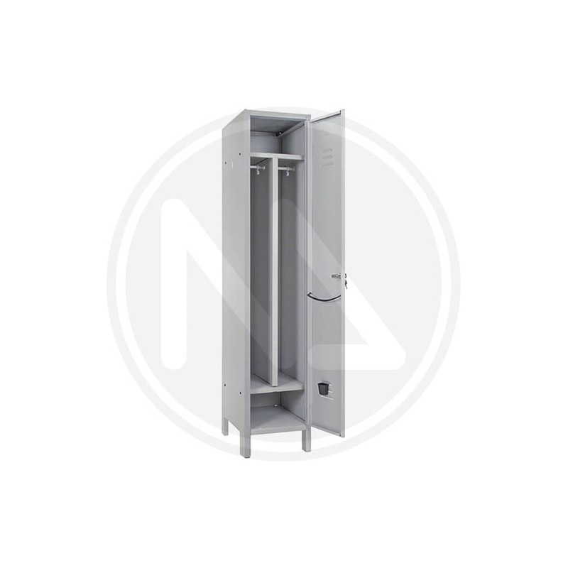 DIRTY-CLEAN SLIM METAL WARDROBE 1 PLACE + shoes divider