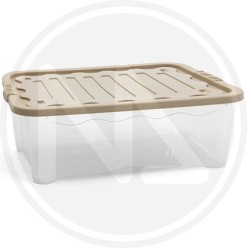 CONTENITORE BASSO in abs "STORAGE L" Con RUOTE