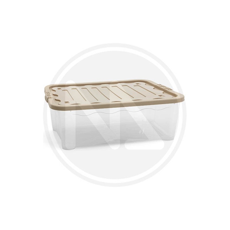 CONTENITORE BASSO in abs "STORAGE L" Con RUOTE