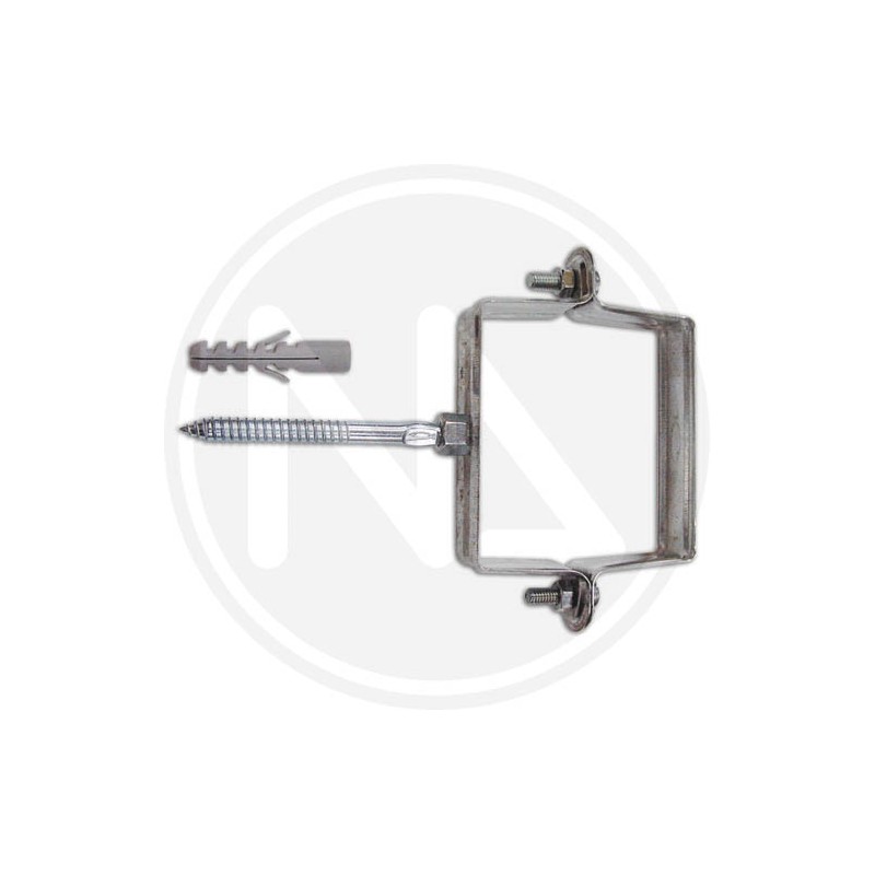 square collar for rain pipes "scp" fischer