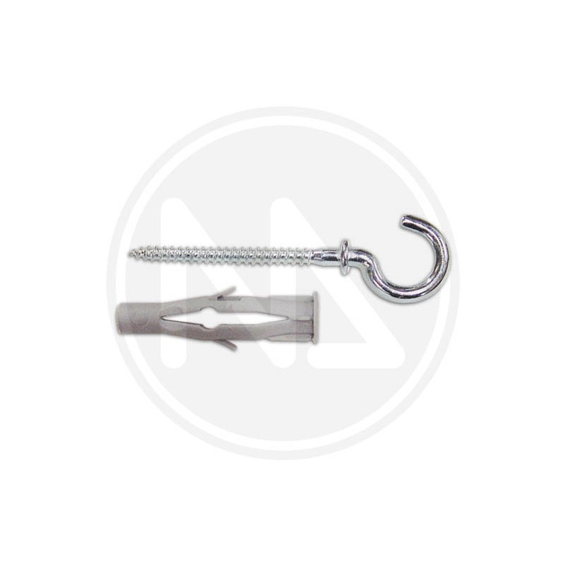 nylon plug with opened eye bolt "fu-r" fischer