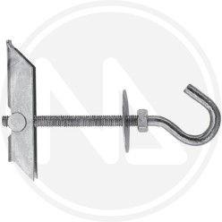 steel bolt with opened eye bolt "kdh 6" fischer