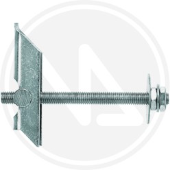steel bolt with double nut "kd 6" fischer