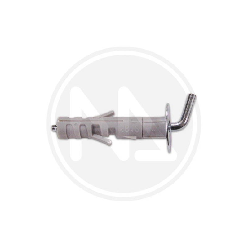 extended nylon plug with short hook "sb" fischer
