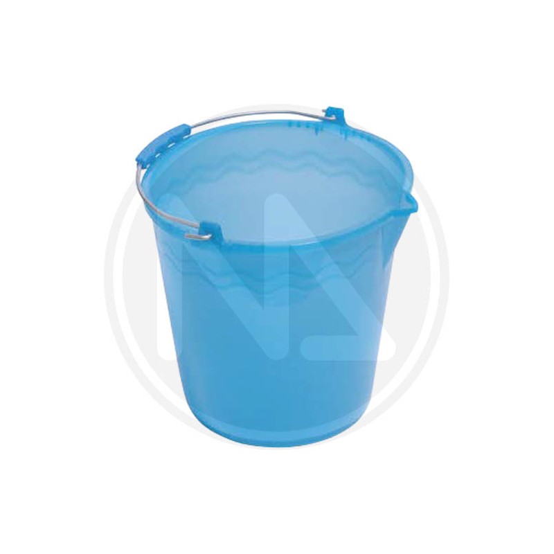 HOMEMADE BUCKET WITH LIGHT BLUE SPOUT