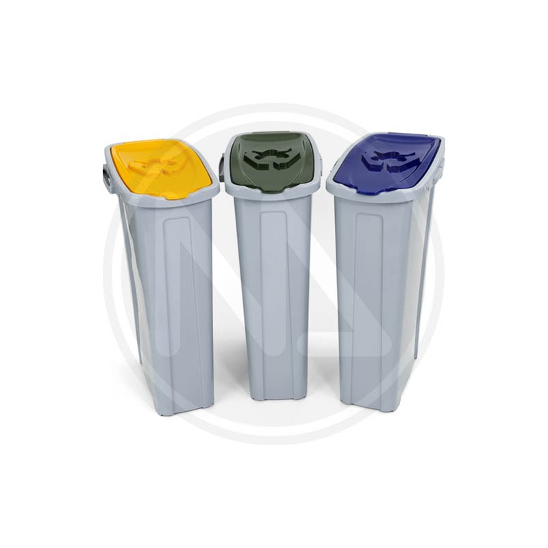 SEPARATE WASTE COLLECTION "SPACE SAVING 50lt" TRIS