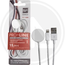 DOUBLE FUNCTION USB SMARTPHONE CABLE 1 m "PROLINE"