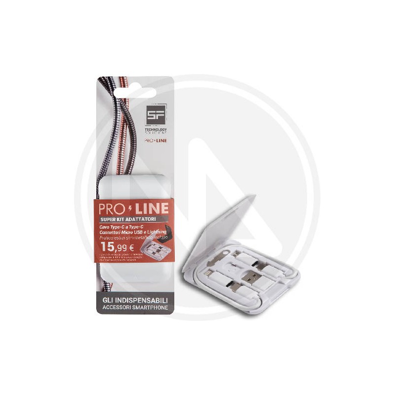 WHITE "PROLINE" ALL IN ADAPTERS KIT