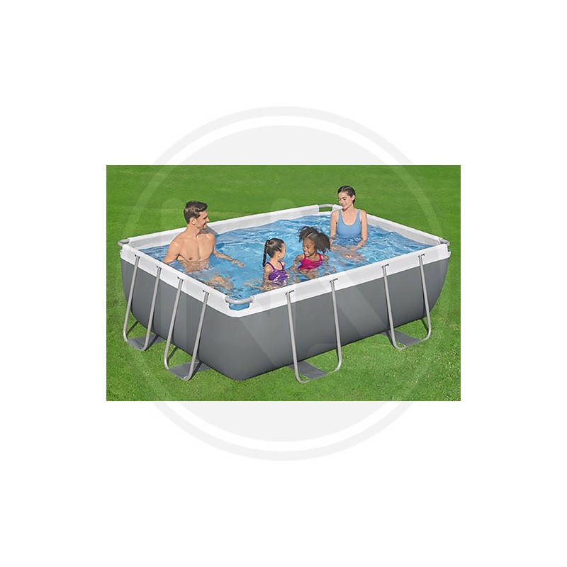 RECTANGULAR HARD SET POOL "iseo" 282X196X84H CM.