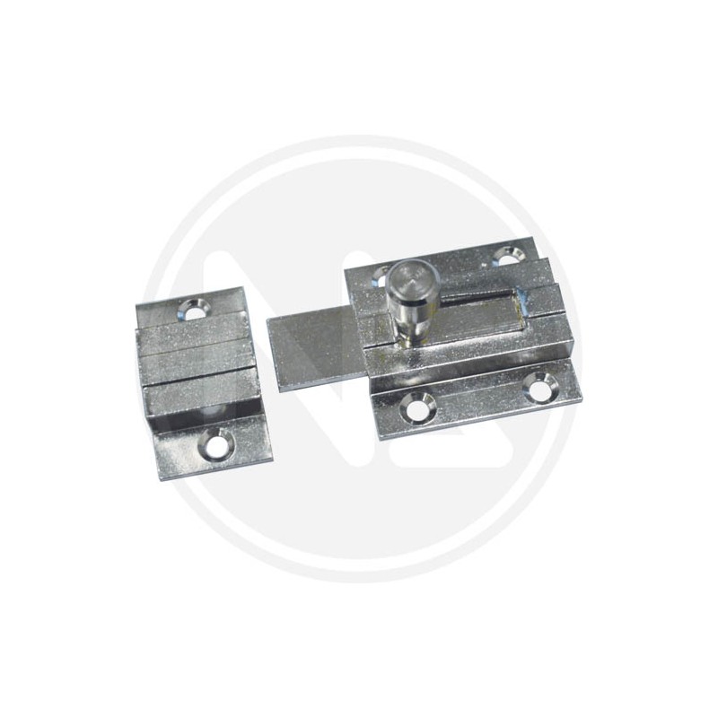 NICKEL PLATE brass transverse bolt "519"