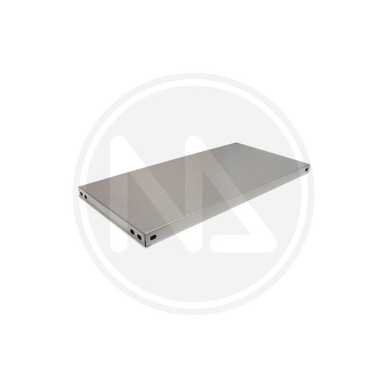 CORNER FOR SHELVES in LIGHT gray sheet metal