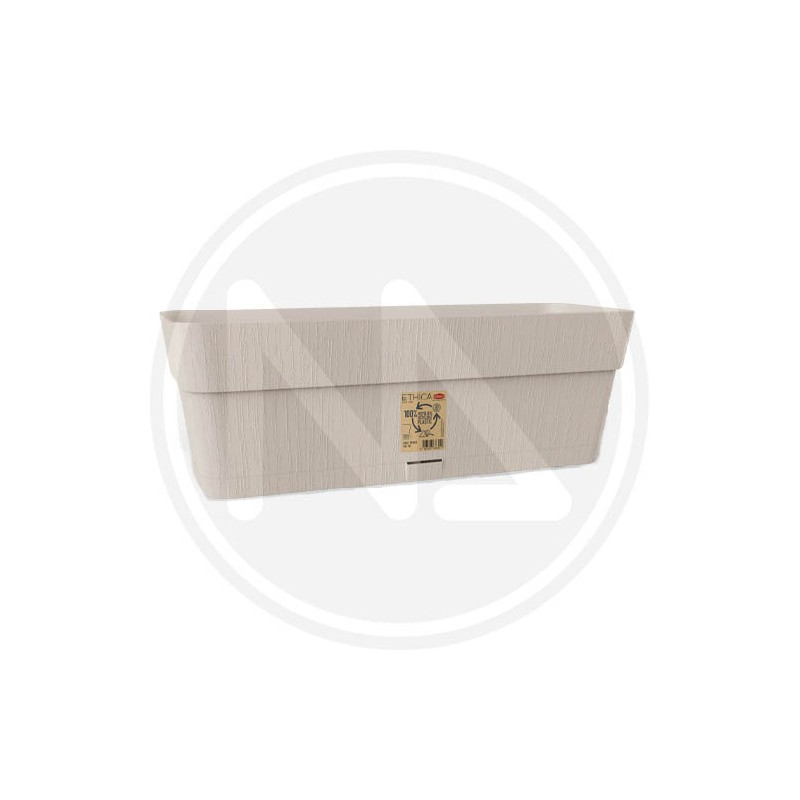 VASO BALCONETTA "ETHICA" CON RISERVA ACQUA BIANCO GESSO