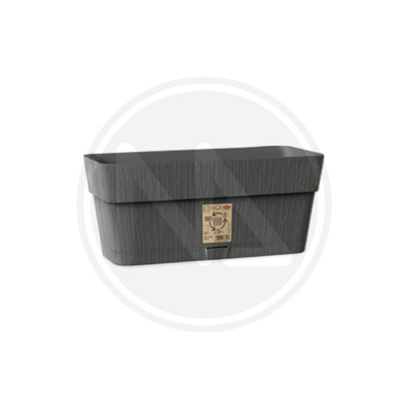 VASO BALCONETTA "ETHICA" CON RISERVA ACQUA grigio