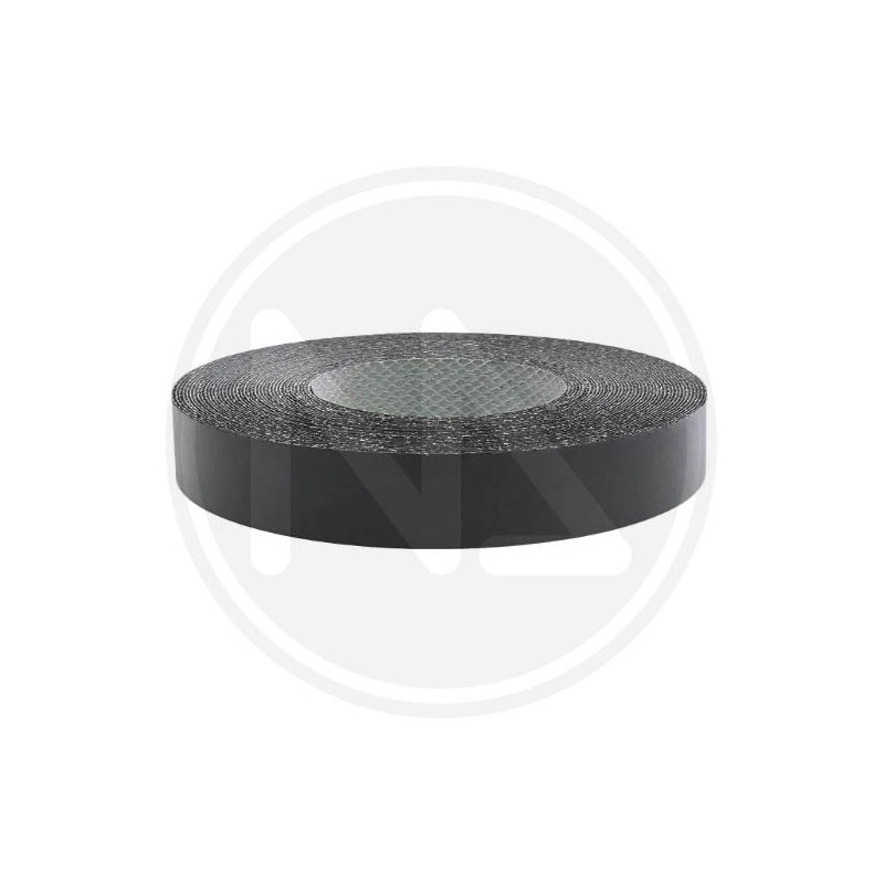pre-glued melamine border for shelves black