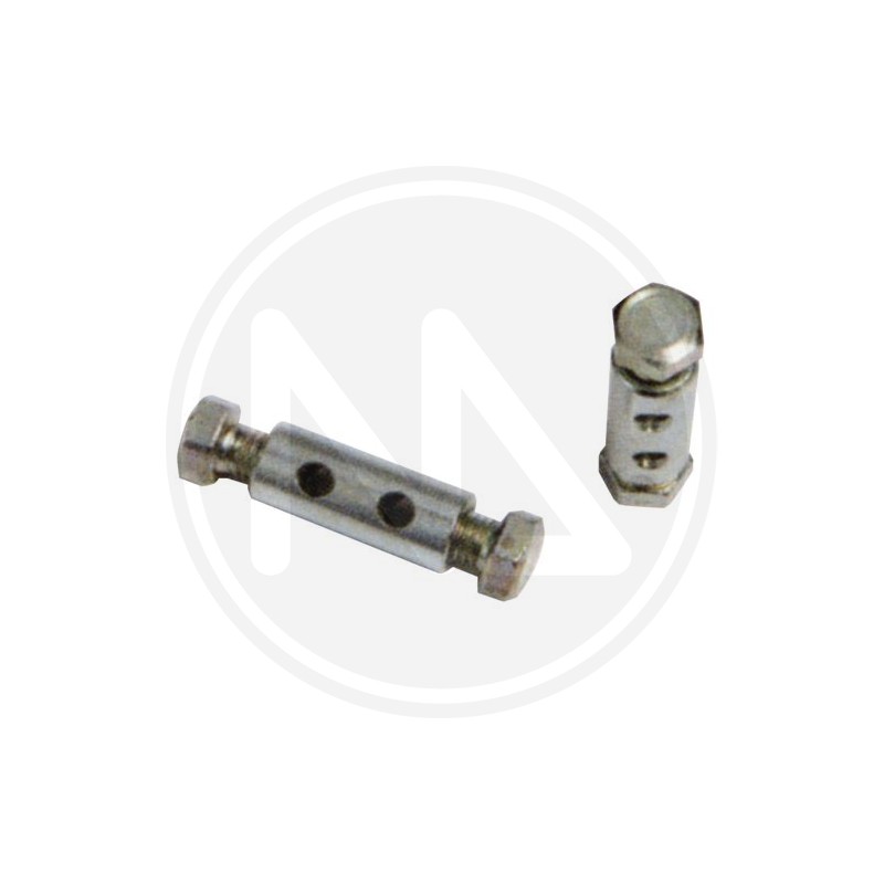 GALVANIZED TERMINALS 2 SCREWS IN THE HEAD with 2 HOLES