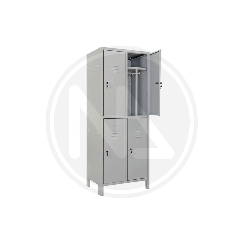 DIRTY/CLEAN SLIM 4 PLACES METAL WARDROBE