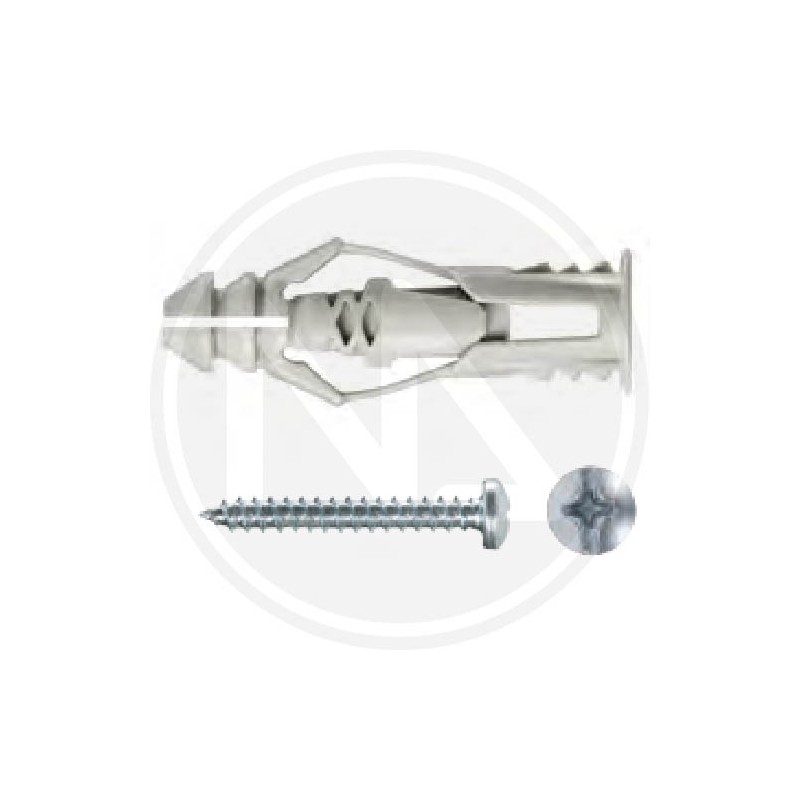 ANCHOR for PLASTERBOARD in NYLON TRIPLE SOCKET