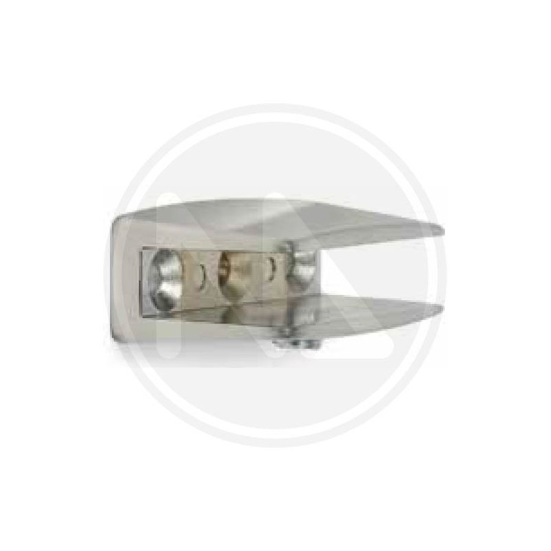 GLASS HOLDER SHELF IN CHROME ZAMA