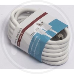 CAVO TYPE C 1M 2A bianco per smartphone
