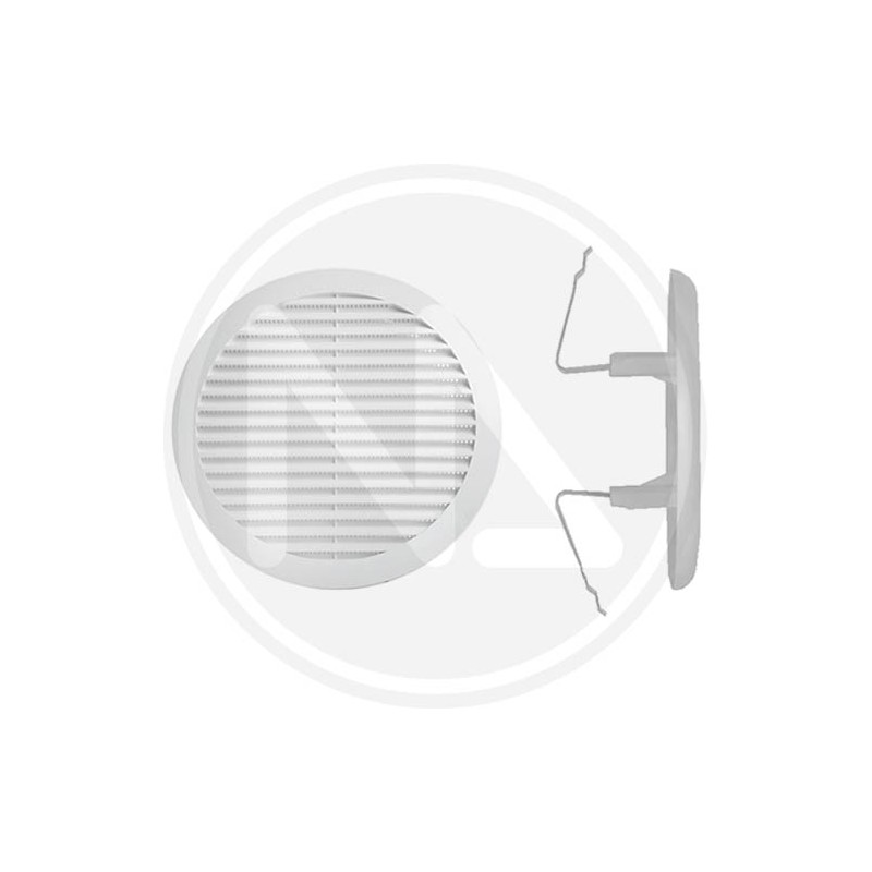 VENTILATION GRILLE in abs with round spring