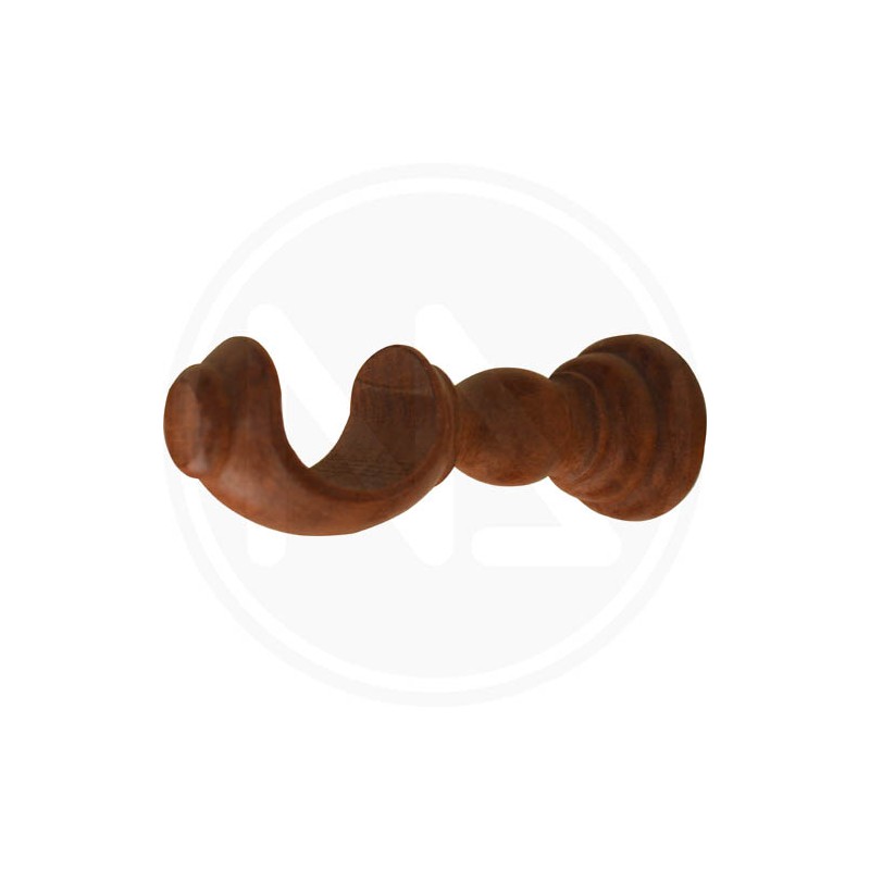 embossed wood curtain rod Ø 35 mm.