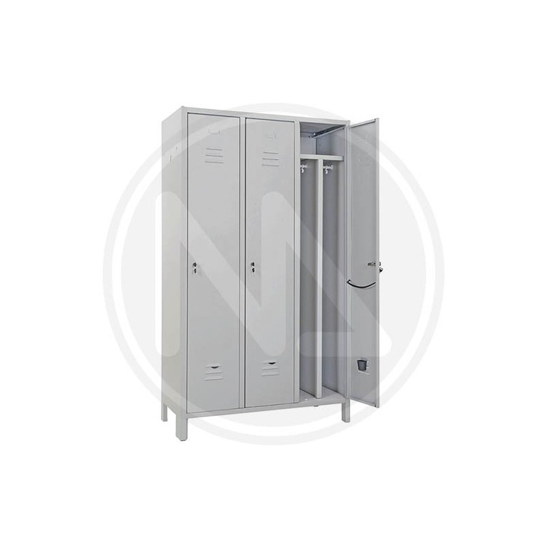 DIRTY-CLEAN SLIM METAL WARDROBE 3 PLACEs