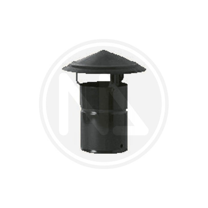 BLACK fixed chimney for pipe