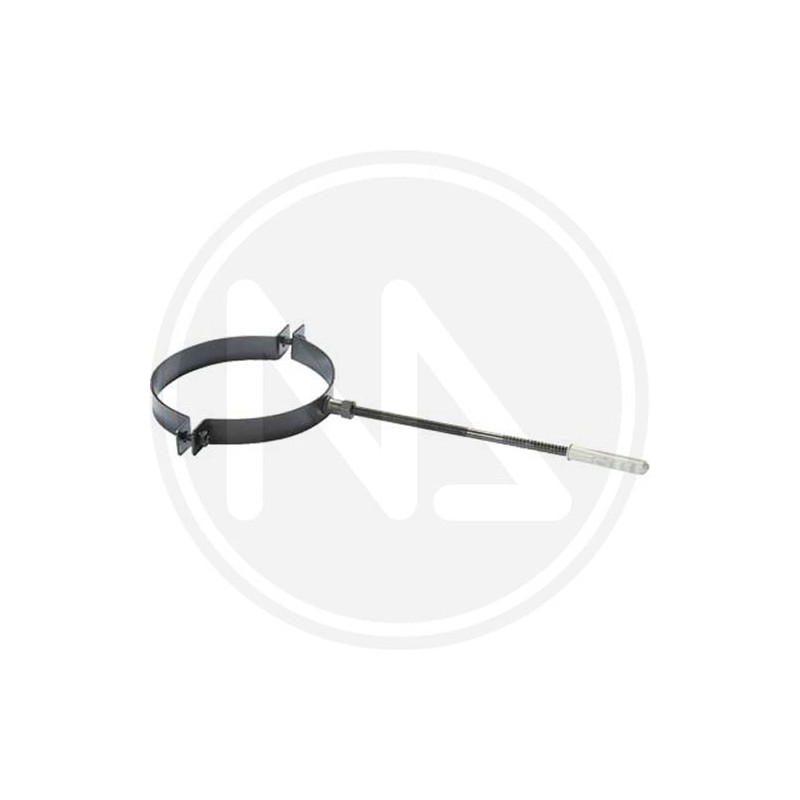 COLLAR FOR PELLET STOVE PIPE MATT BLACK