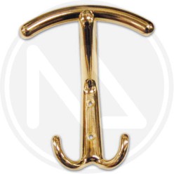 BRIGHT GOLD FINISH ZAMA CLOTHES HANGER "2393"
