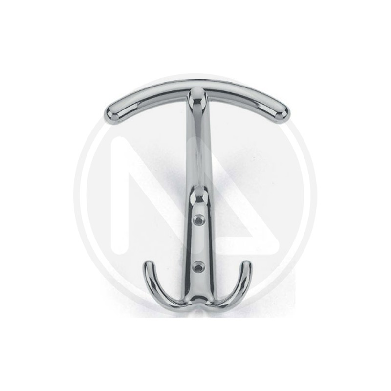 NICKEL MAT FINISH ZAMA CLOTHES HANGER "2393"