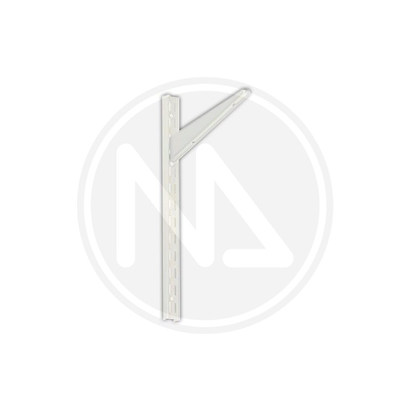 SHELF PROFILE IN WHITE painted STEEL