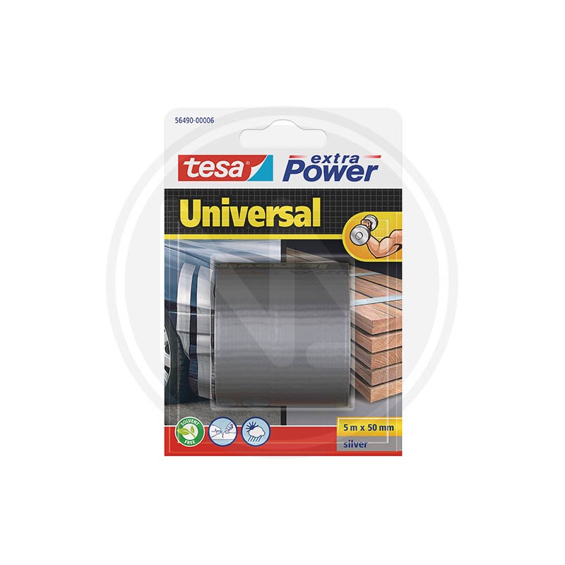 GRAY UNIVERSAL tape "extra power" 5 mt. tesa
