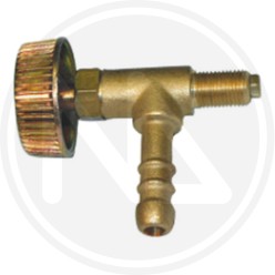 NEEDLE TAP FOR LPG STOVE with RUBBER HOLDER