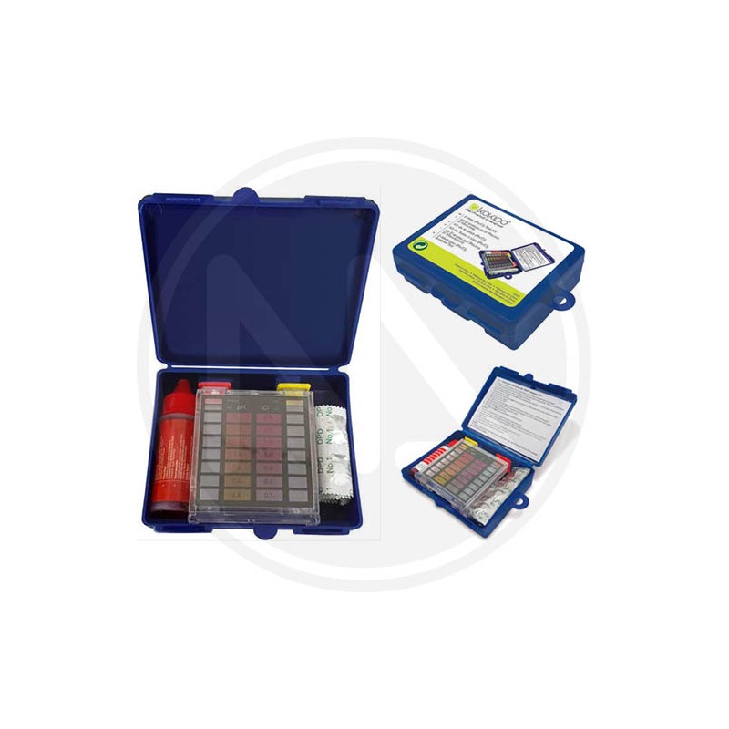 PH AND CHLORINE MEASUREMENT TEST KIT WITH TABLETS AND REAGENT
