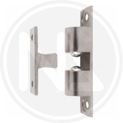 CRICCHETTO A DUE SFERE in ottonE NICHELATO