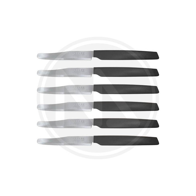 TABLE KNIVES BLACK COLOR 6 PCS