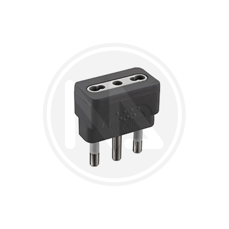 single adapter 10/16A socket GRAY