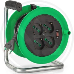 electric civil cable reel 15 mt. ZEUS