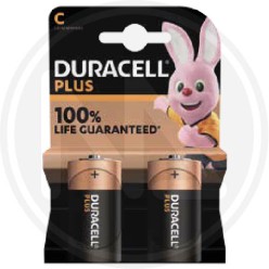 batteria alKaline 1/2 torcia MN1400 DURACELL PLUS