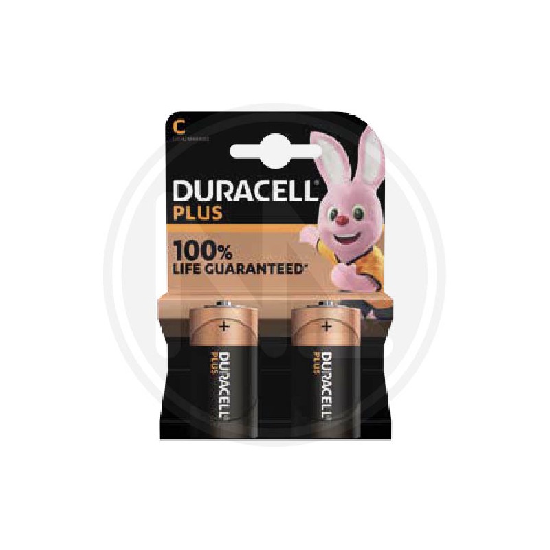 alkaline battery 1/2 torcia MN1400 duracell plus