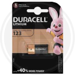 batteria litio per fotocamere "123" duracell ultra photo
