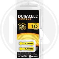 BATTERIE PER APPARECCHI ACUSTICI "EASY TAB10 GIALLO" DURACELL