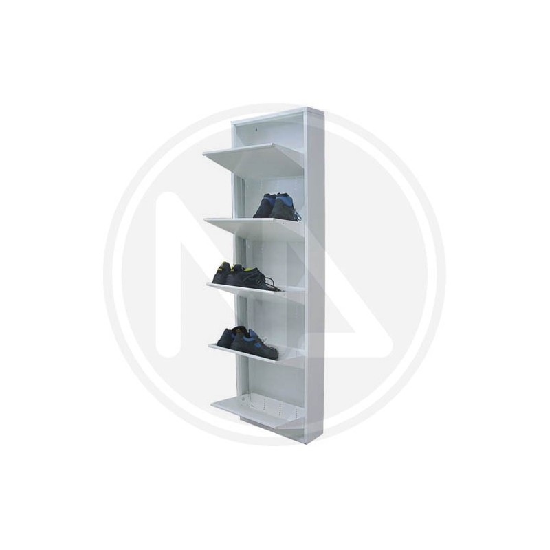 METAL Shoe rack with garage door