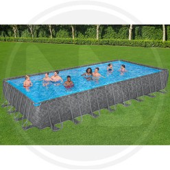 PISCINA RETTANGOLARE RIGIDA "MAGGIORE" 956X488X132H CM.